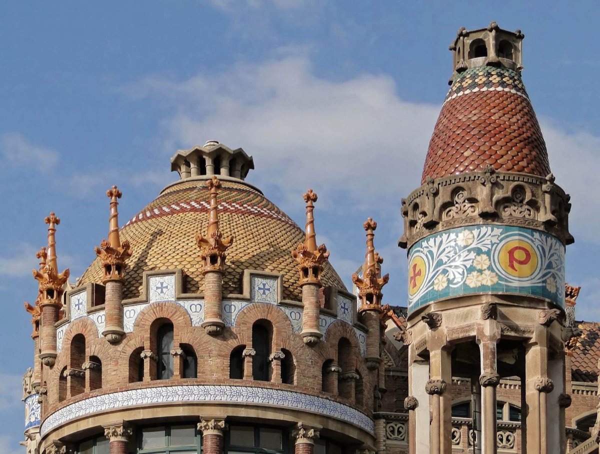 Las cúpulas de cerámica de Sant Pau
