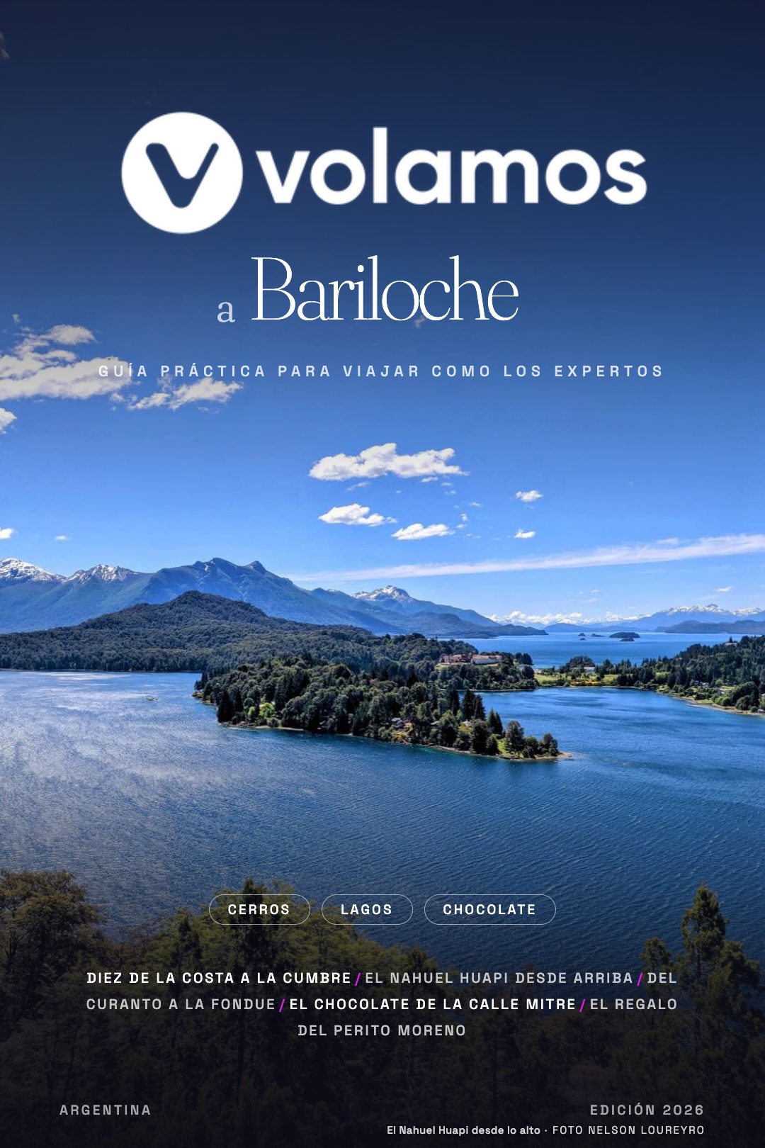 Tapa de la guía de Bariloche
