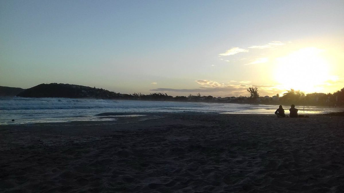 Geribá, al final de la tarde
