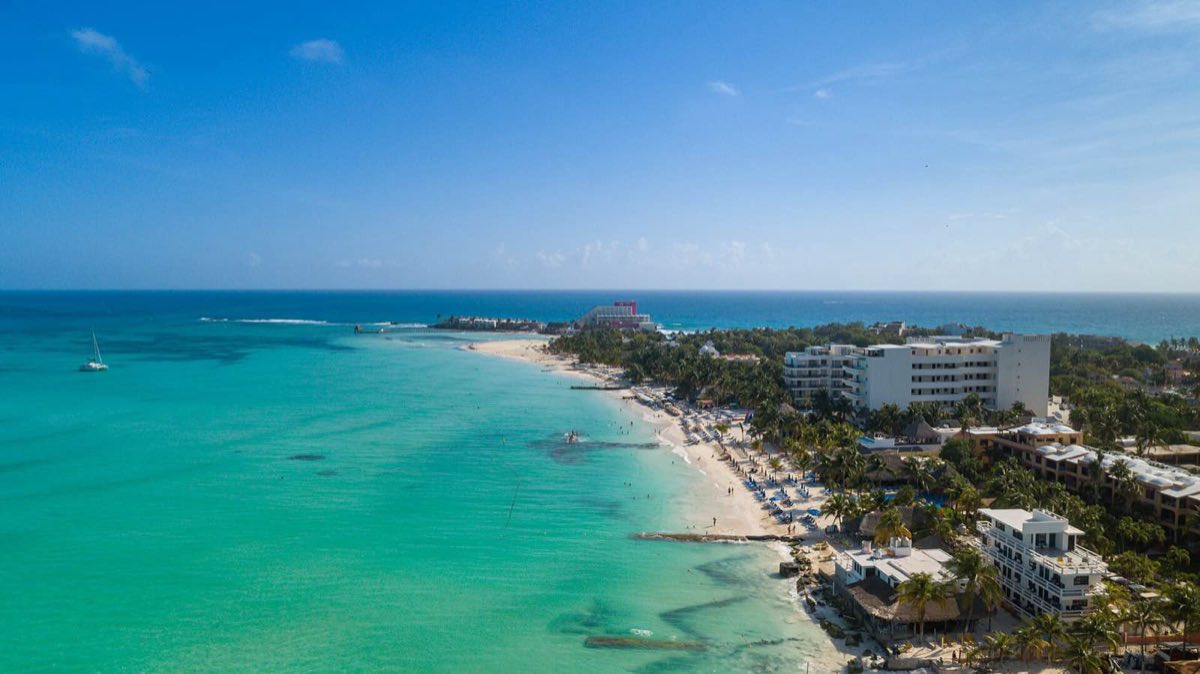 Playa Norte desde el aire