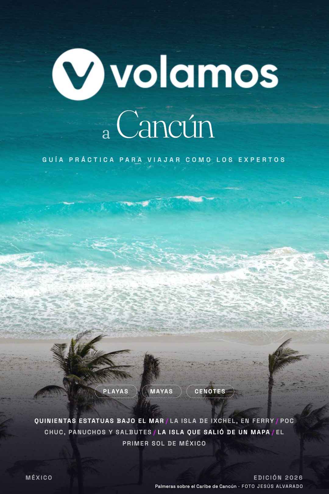 Tapa de la guía de Cancún