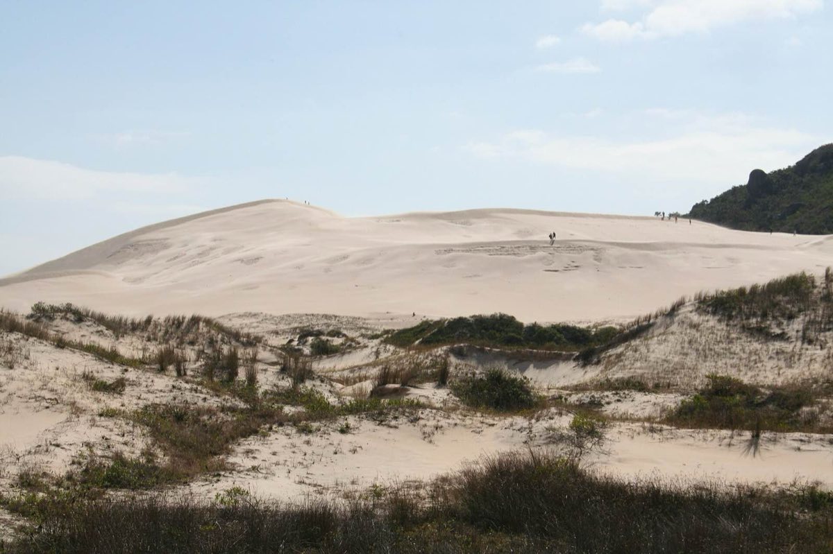 Las dunas junto a la Lagoa