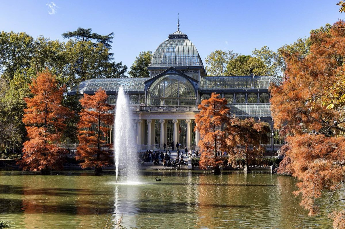 El Palacio de Cristal en otoño
