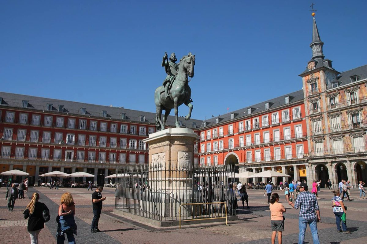 Felipe III en la Plaza Mayor