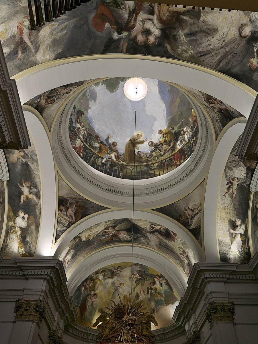 La cúpula que pintó Goya