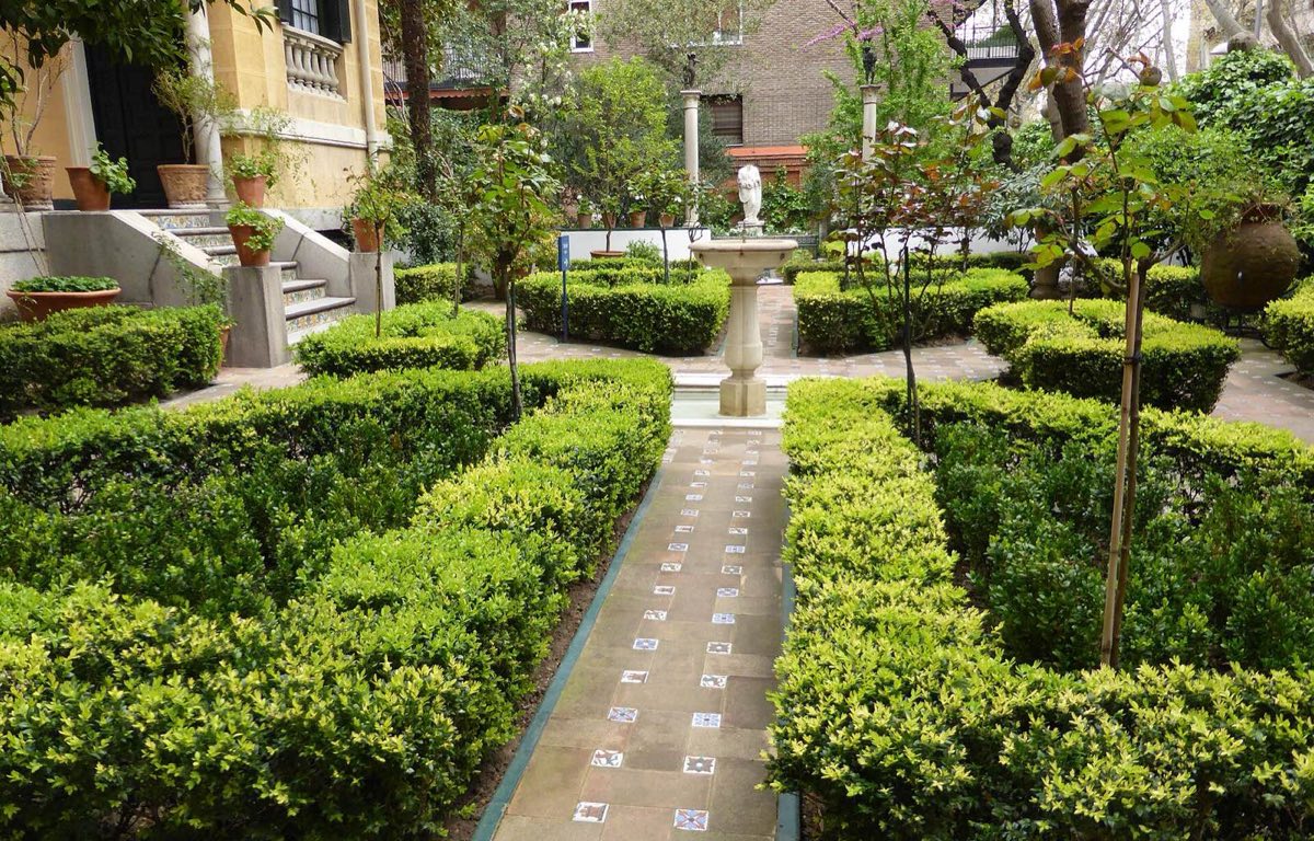 El jardín de la casa de Sorolla