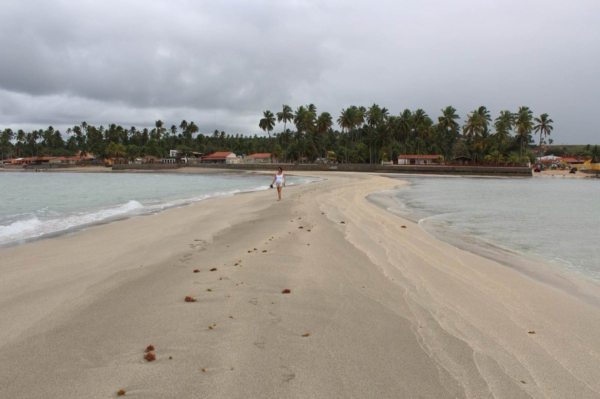 El banco de arena de Barra Grande