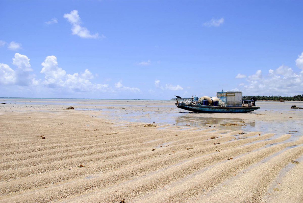 La praia do Patacho