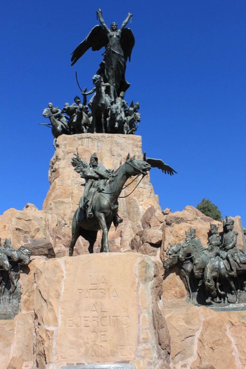 El monumento al Ejército de los Andes