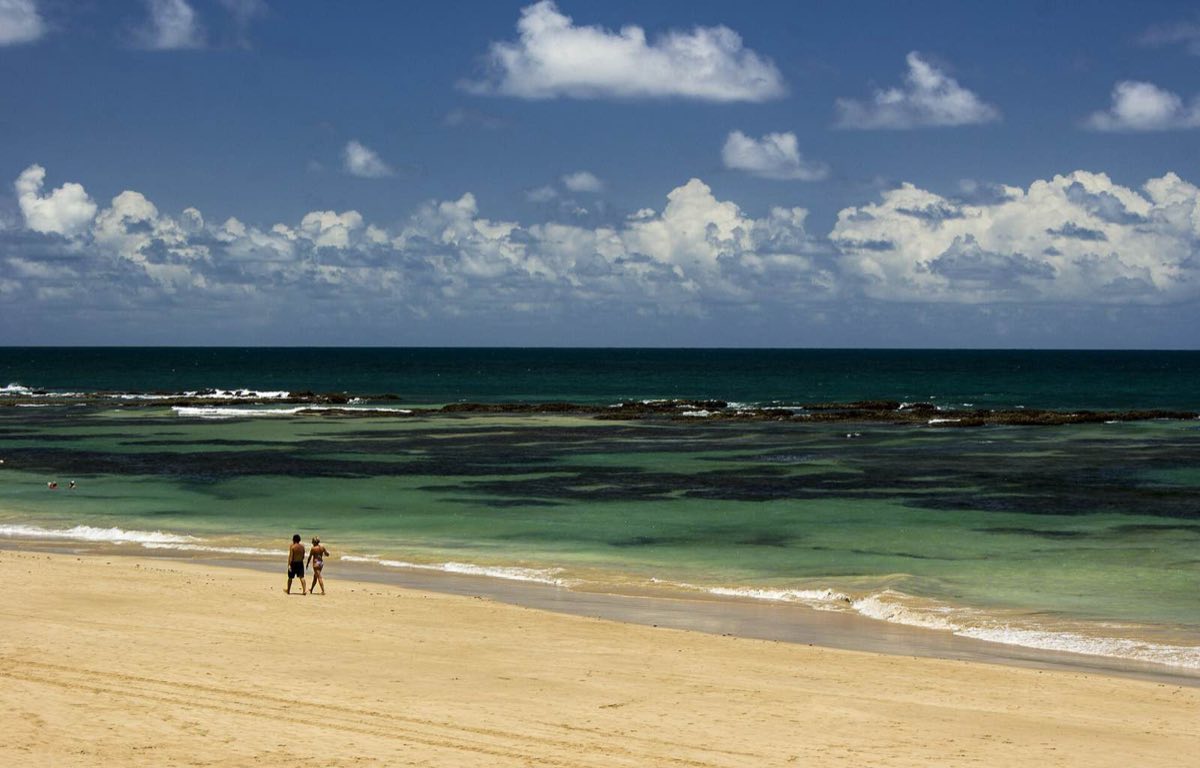 La praia do Cupe