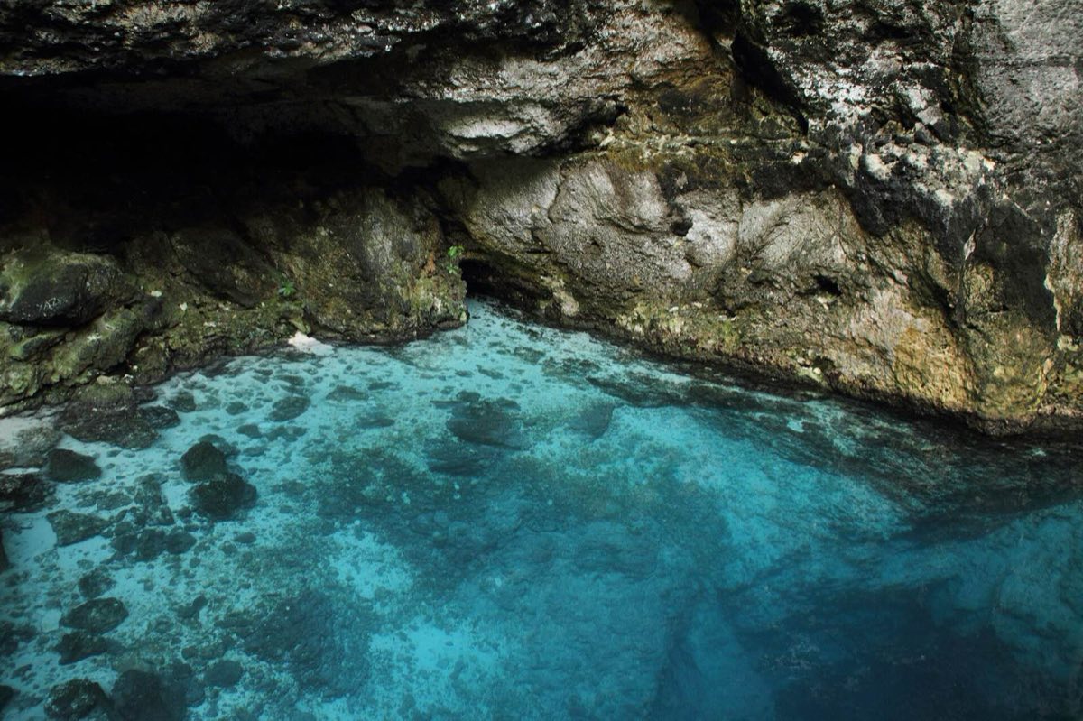 El cenote Hoyo Azul