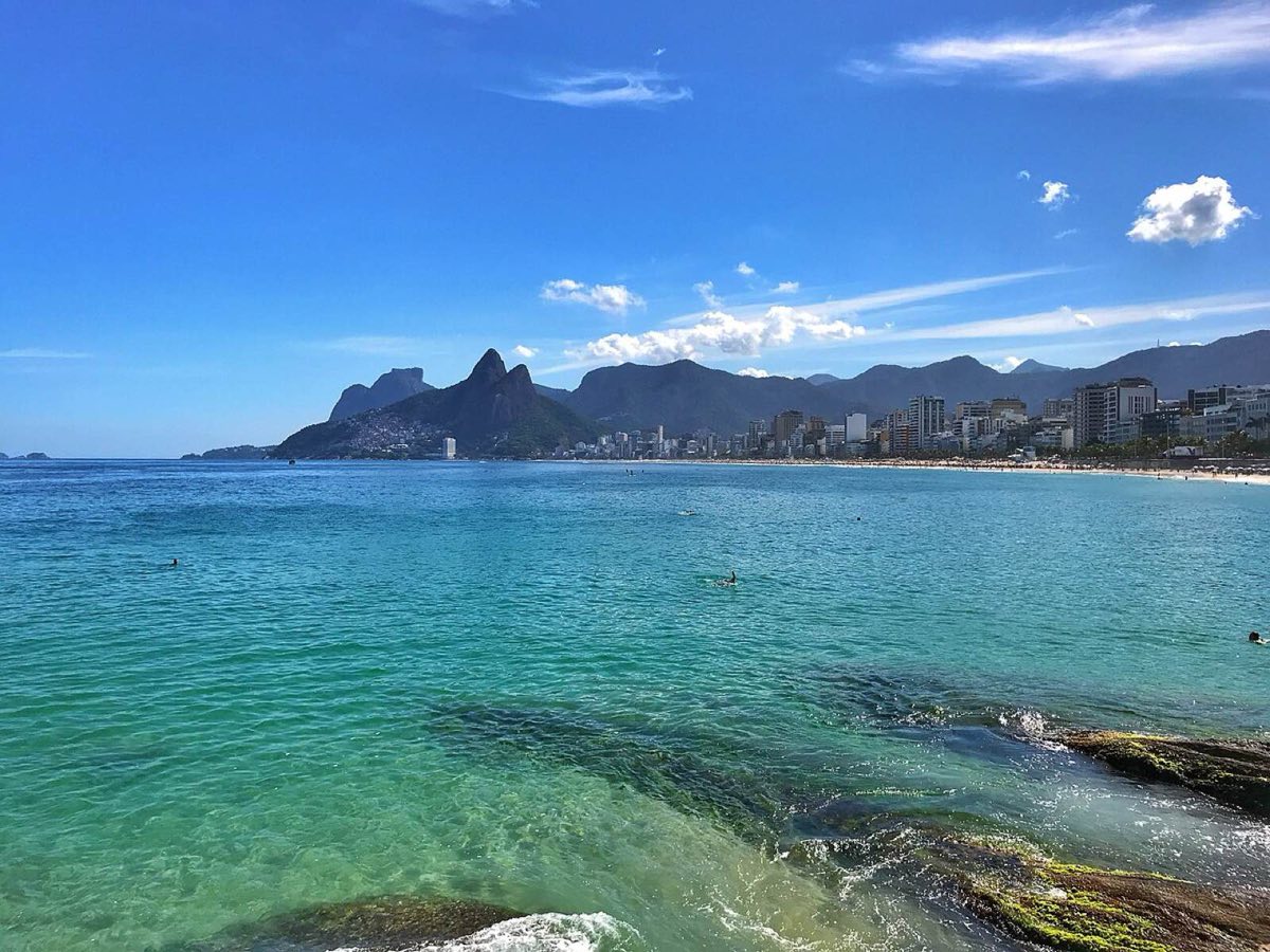 Ipanema y Leblon desde el Arpoador