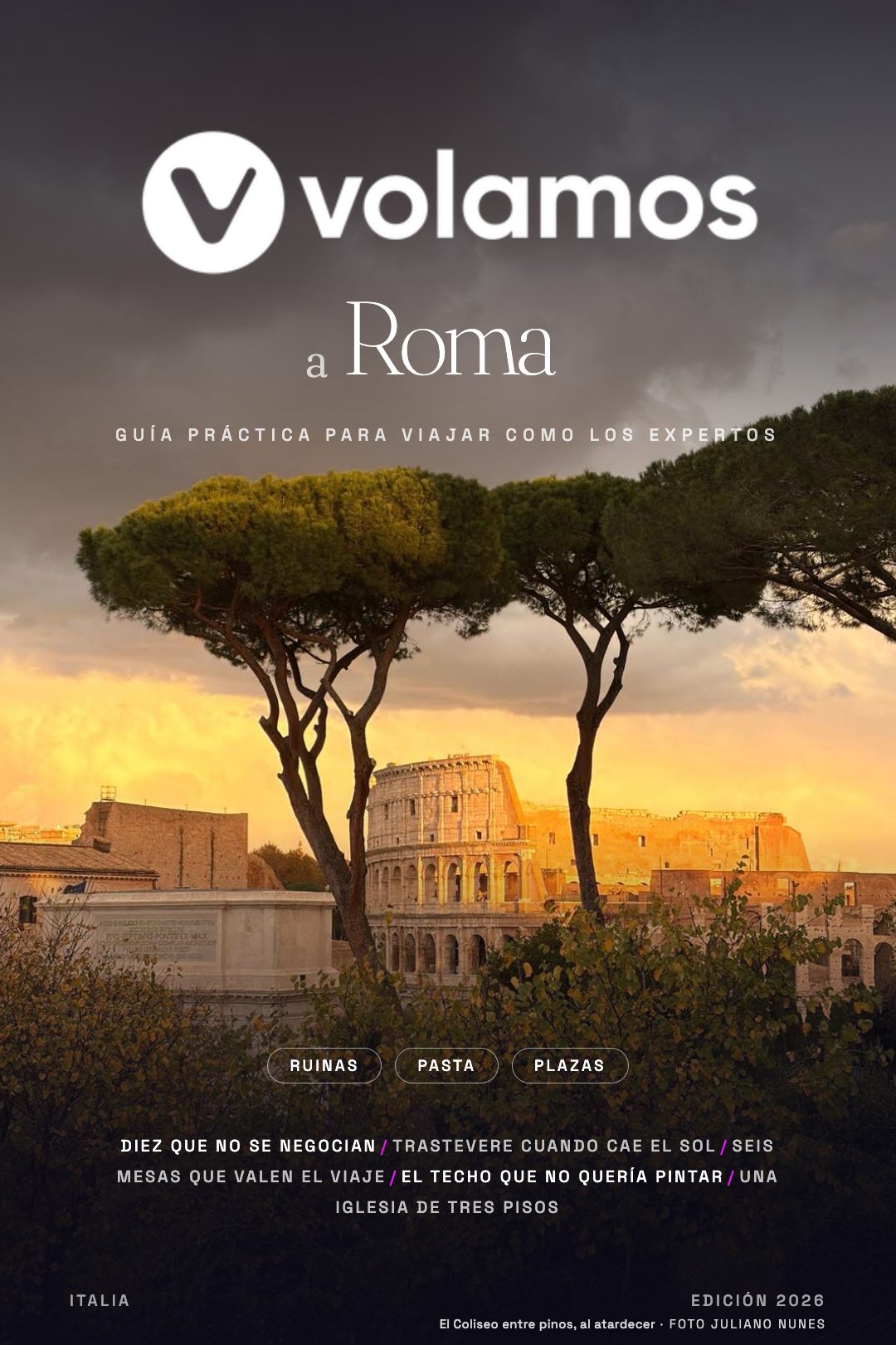 Tapa de la guía de Roma