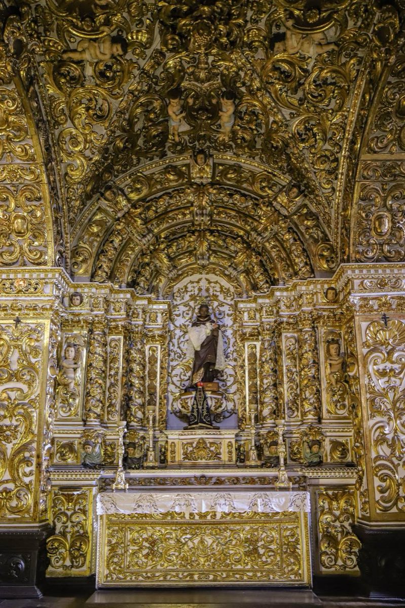 Una capilla dorada de São Francisco
