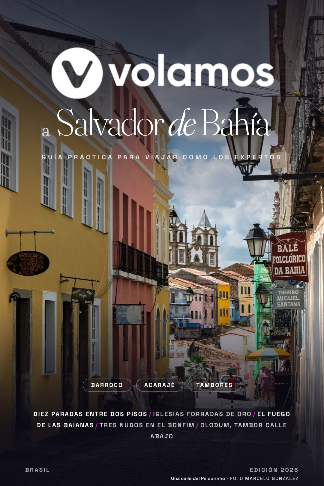 Tapa de la guía de Salvador de Bahía